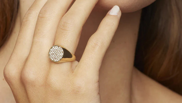 Gold diamond rings not just for engagements