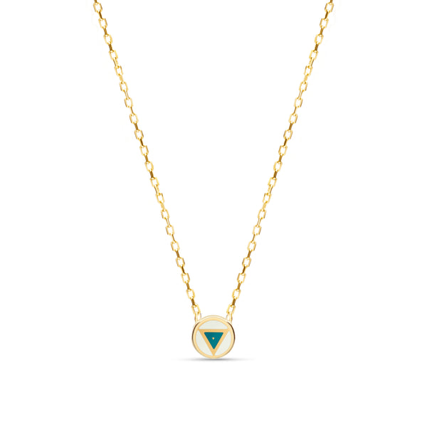This handmade 14 karat gold necklace is the perfect every day gold accessory.