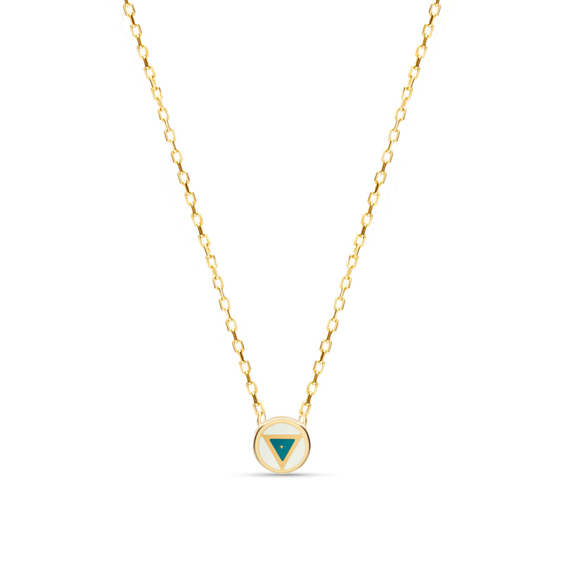 This handmade 14 karat gold necklace is the perfect every day gold accessory.